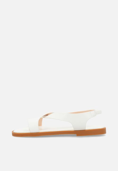 Pop Candy - Criss cross sandals - white
