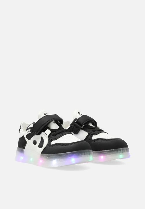 Pop Candy - Light up sneakers - black & white