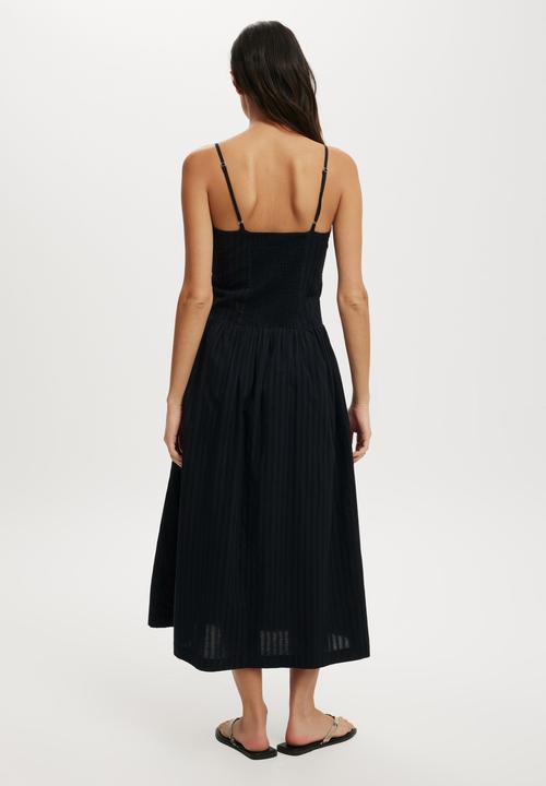 Cotton On - Alexis seamed maxi dress -Black
