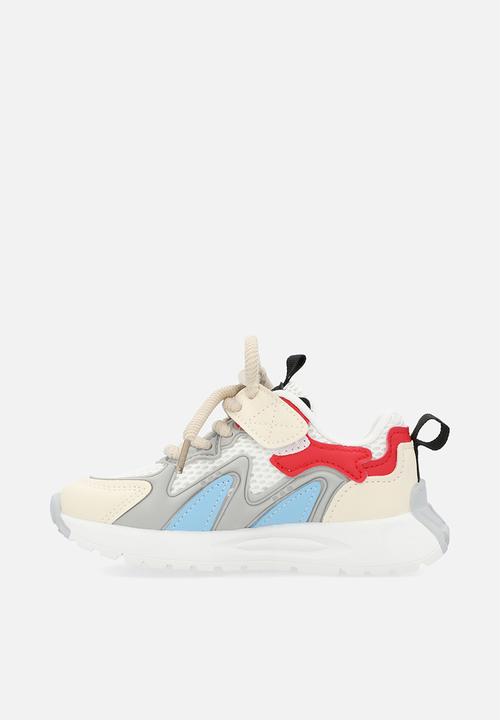Pop Candy - Colour block lace up sneakers - multi 