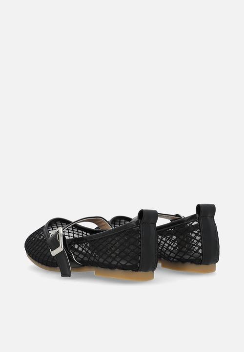 Pop Candy - Mesh pumps -black