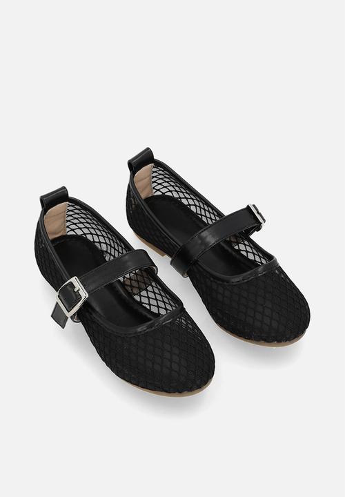Pop Candy - Mesh pumps -black