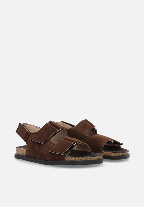 Pop Candy - Twin strap sandals - brown