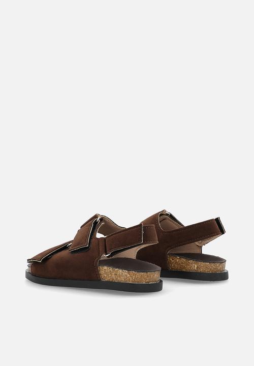 Pop Candy - Twin strap sandals - brown
