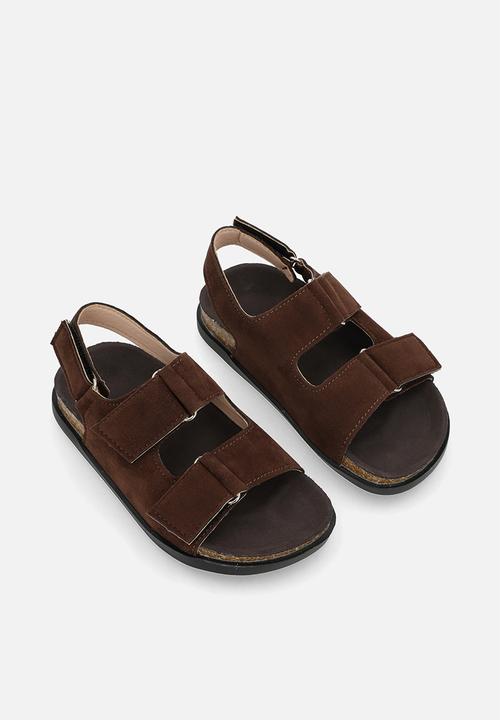 Pop Candy - Twin strap sandals - brown