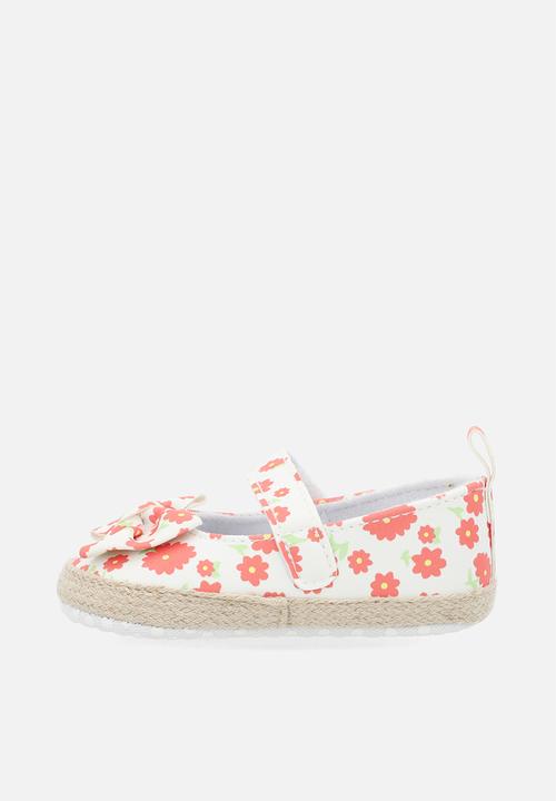 Pop Candy - Printed espadrilles - red & white