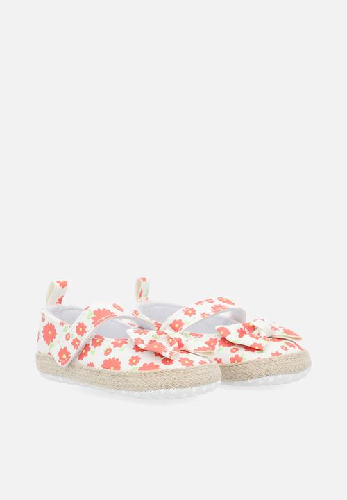 Pop Candy - Printed espadrilles - red & white