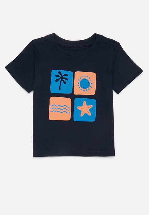 Pop Candy - 2 Pack tee - navy/grey