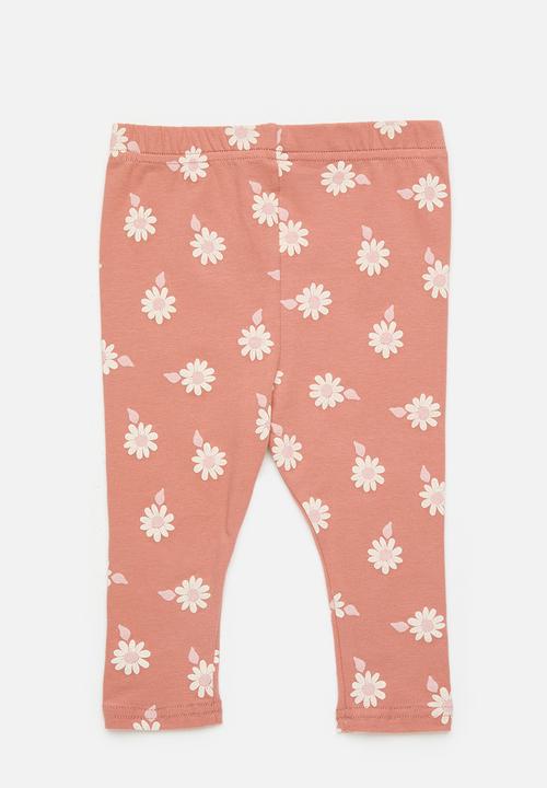 Pop Candy - 2 Pack legging - coral/aop