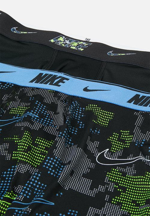 Nike - Nhb 2pk printed long boxer bri - university blue