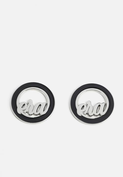 ERA by DJ Zinhle - Diva Earrings - silver & black
