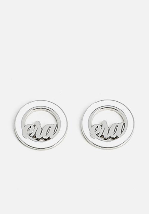 ERA by DJ Zinhle - Diva studs - white & silver
