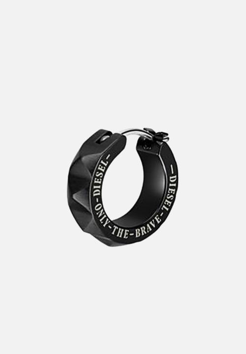 Diesel  - Studded Huggiedx1273001 Earring - black