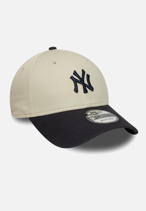 New Era - Colourblock 9Forty® New York Yankees Stnotc - Ecru/Black