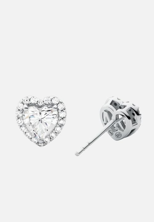 Michael Kors - Sterling Heart Stud Mkc1519An040 Earring - Silver