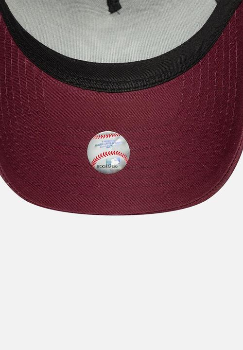 New Era - League Essential E-Frame New York Yankees Fbgwhi - Burgundy