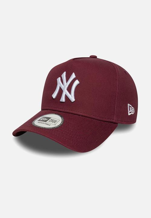 New Era - League Essential E-Frame New York Yankees Fbgwhi - Burgundy