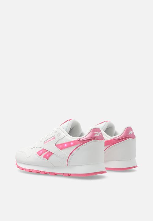 Reebok - Classic Leather Step N' Flash 2.0 - White/Truepink
