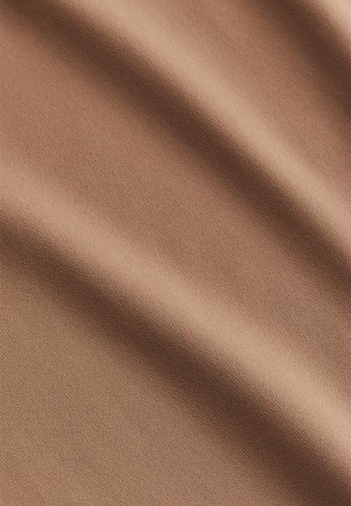 H&M - Microfibre T-shirt dress - dark beige