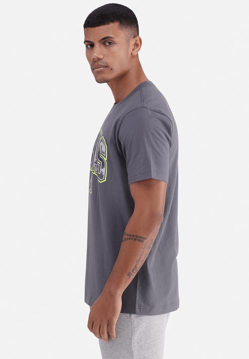 adidas Performance - Camo Script Tee - Grey