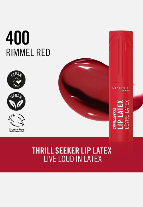 Rimmel - Thrill Seeker Lip Latex - Rimmel Red