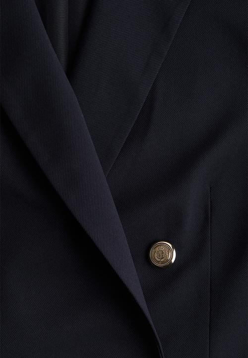 H&M - Double-breasted blazer - navy blue
