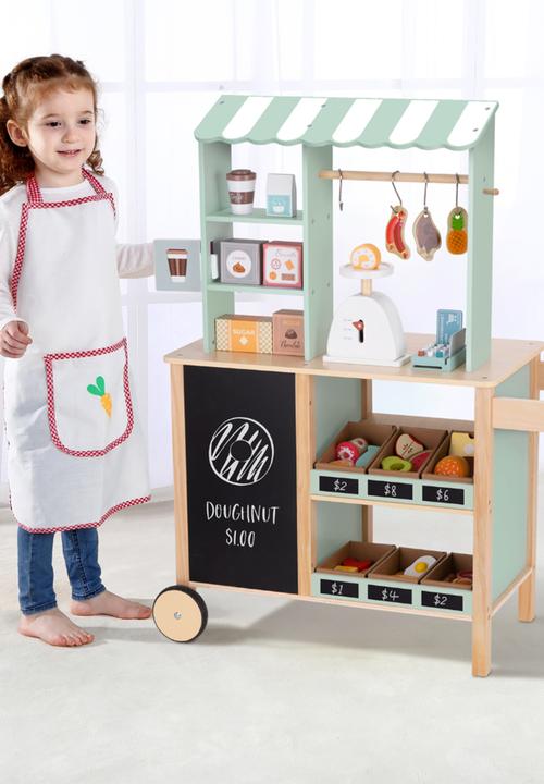Greenbean Learning - TookyToy Pretend & Play Wooden Grocery Store - multi