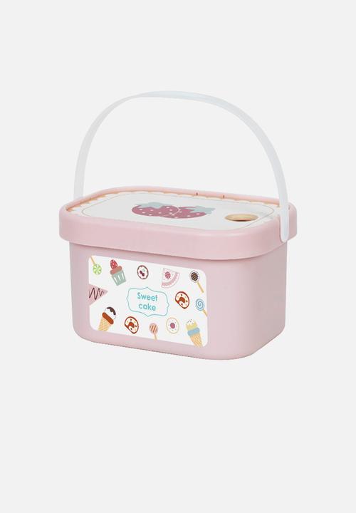 Greenbean Learning - TookyToy Wooden Tea Party Set Portable Storage Box 34 Pieces - multi