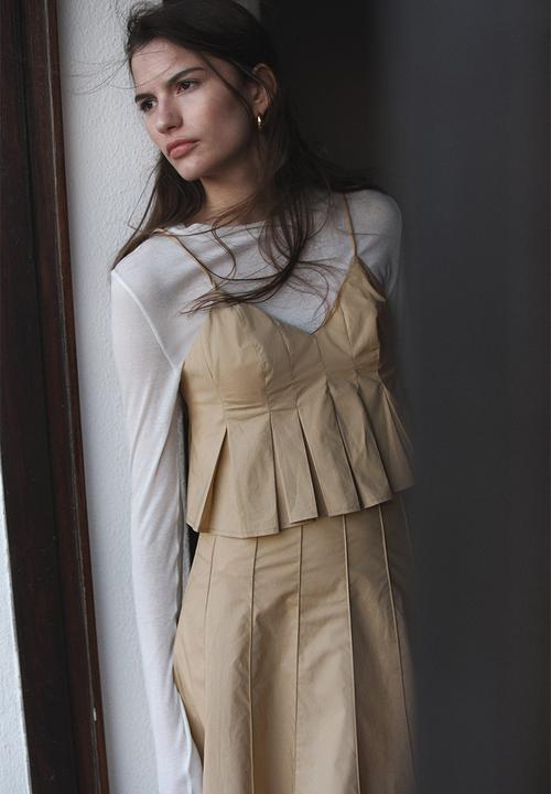 H&M - Circular skirt - beige
