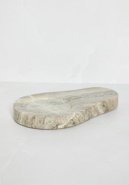 Sixth Floor - Cann marble spoon rest - grey