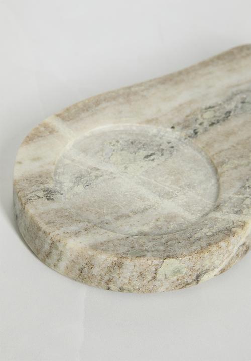 Sixth Floor - Cann marble spoon rest - grey