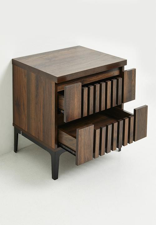 Sixth Floor - Giselle Bedside Table - Walnut