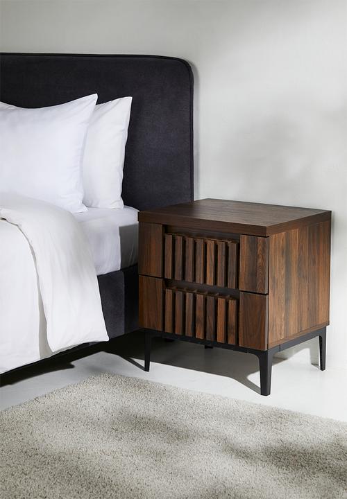 Sixth Floor - Giselle Bedside Table - Walnut