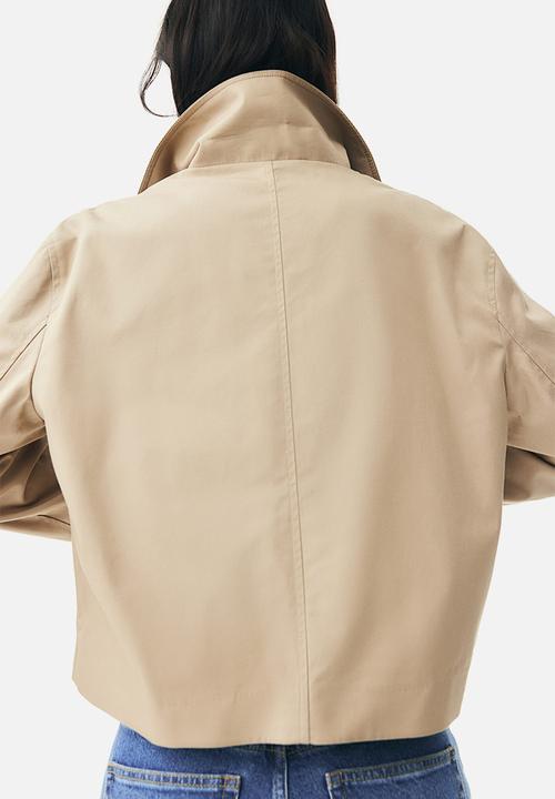 H&M - Collared twill jacket - beige