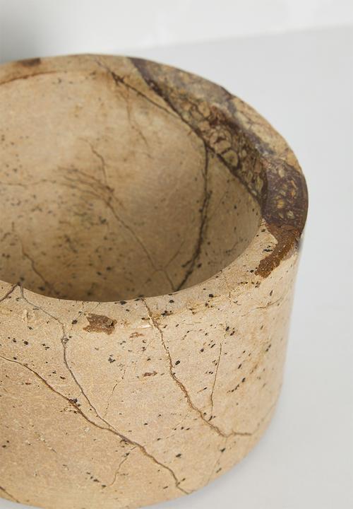 Sixth Floor - Sol mini marble bowl - Natural