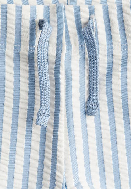 H&M - Swimming trunks - blue & white striped