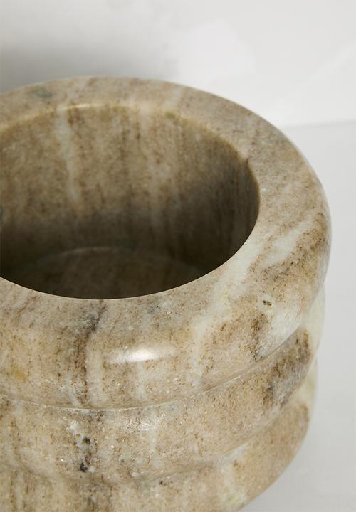 Sixth Floor - Cann marble wine coaster - Natural