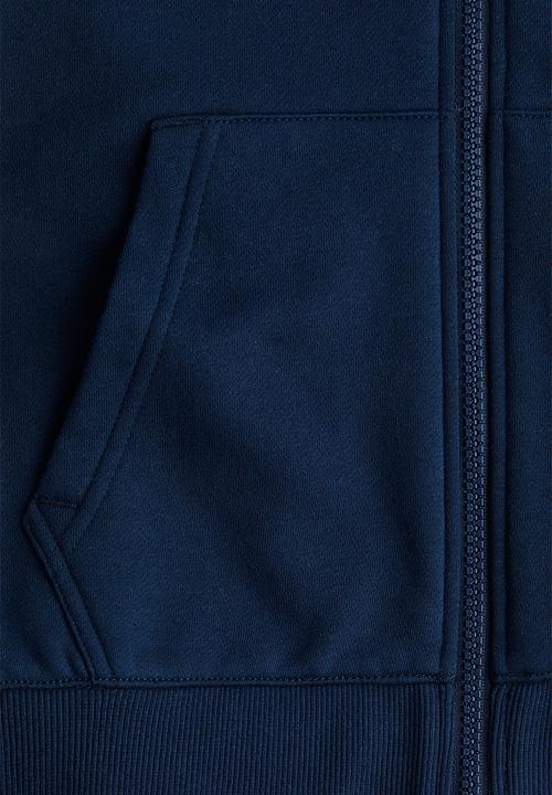 H&M - Zip-through hoodie - navy blue 