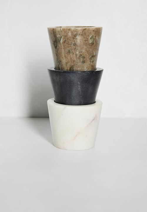 Sixth Floor - Marble mini bowls set of 3 - Multi