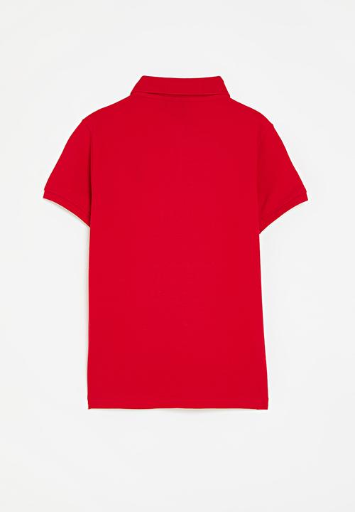 POLO - Core girls nina ss golfer - red