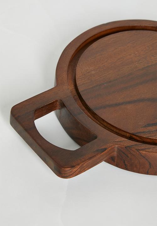 Sixth Floor - Wooden cheeseboard with glass dome - Natural