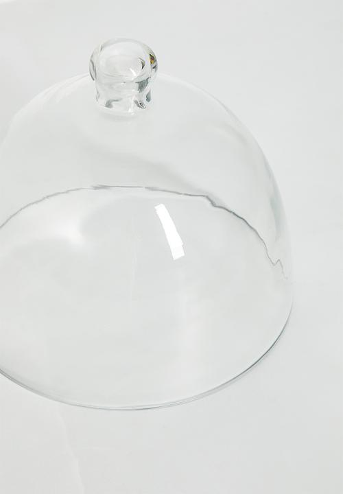 Sixth Floor - Wooden cheeseboard with glass dome - Natural