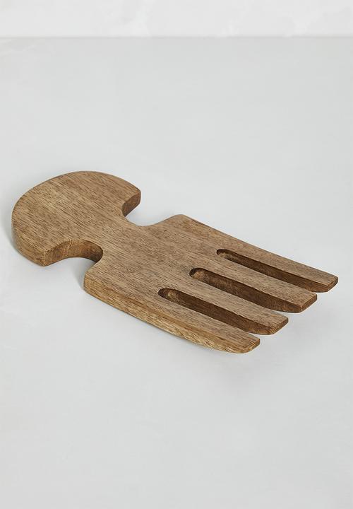 Sixth Floor - Wooden salad forks set of 2 - Natural