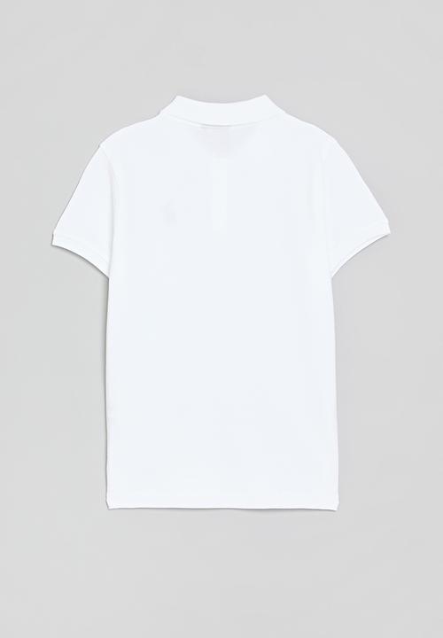 POLO - Core girls nina ss golfer - white