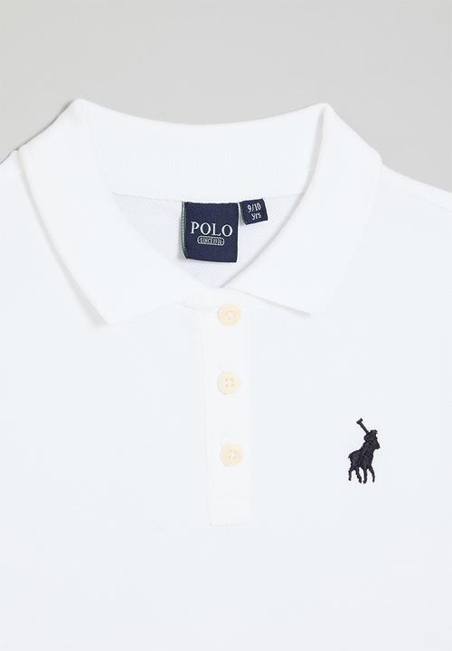 POLO - Core girls nina ss golfer - white