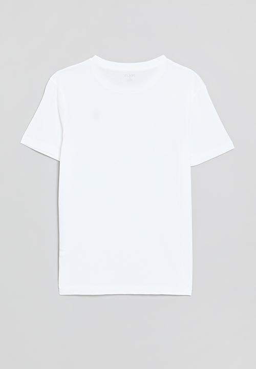 POLO - Core boys rick ss tee - white