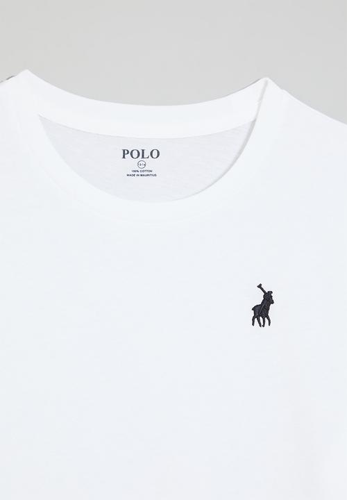 POLO - Core boys rick ss tee - white