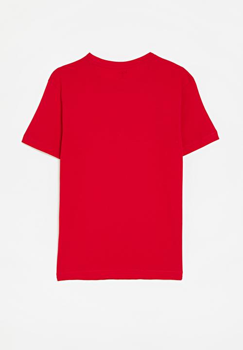 POLO - Core boys rick ss tee - red