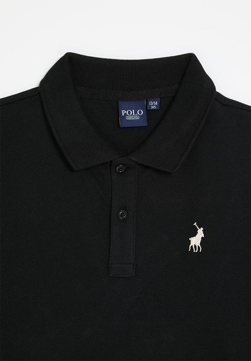 POLO - Core boys austin ss golfer - black