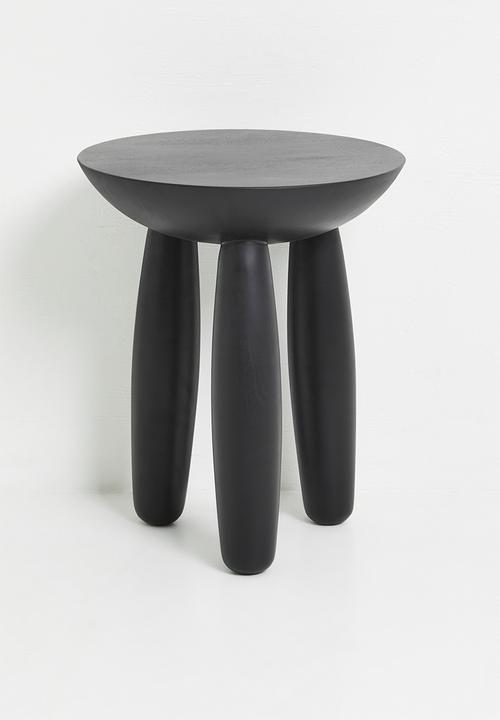 Sixth Floor - Toto Wooden Side Table - Black